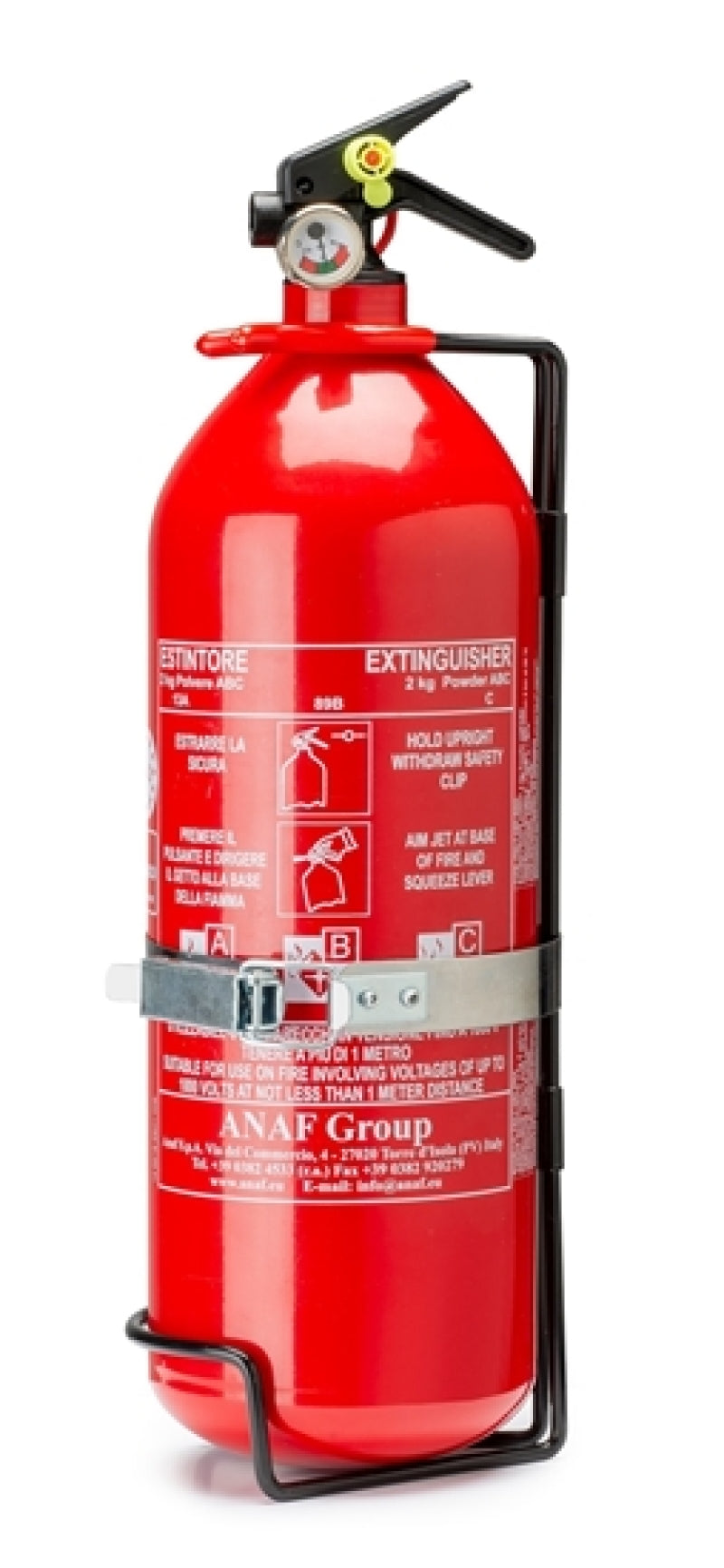 Sparco 2 Liter Handheld Steel Extinguisher (014773BSS2)