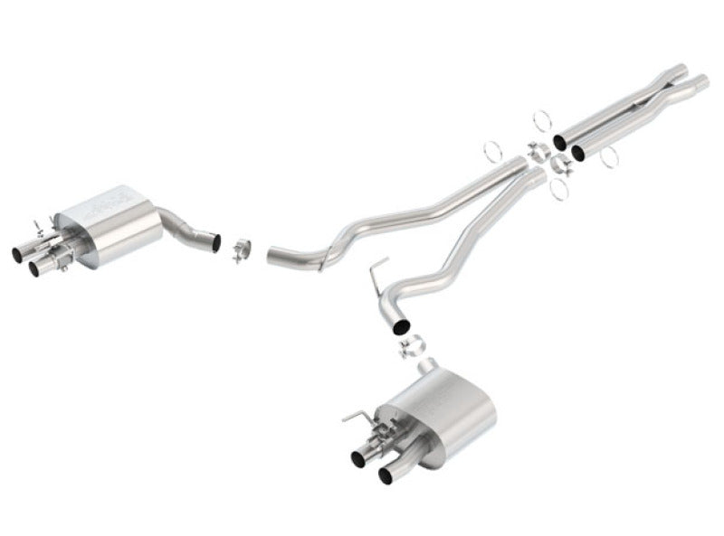 Borla 2015-2016 Ford Mustang Shelby GT350 5.2L ATAK Cat-Back Exhaust (Uses Factory Valence)