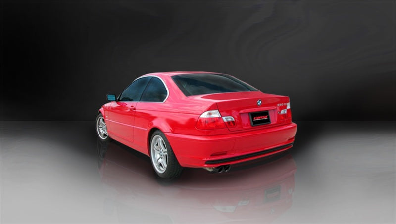 CORSA Performance 2001-2006 BMW 325i/ci Convertible E46 Black Sport Axle-Back Exhaust - photo 3