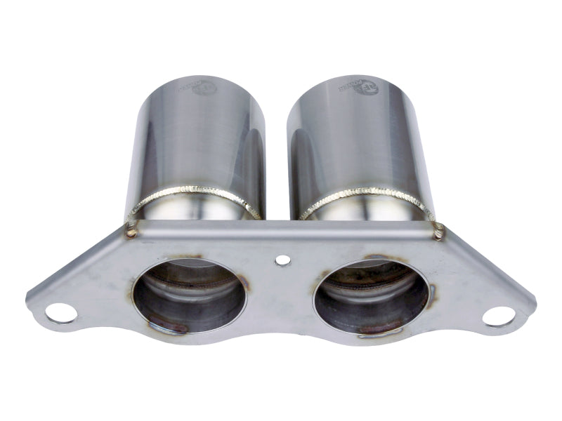 aFe Power MACH Force-Xp 4in 304 Stainless Steel Bolt-On Exhaust Tips Brushed 2014-2019 Porsche 911 GT3 3.8L/4.0L - photo 5