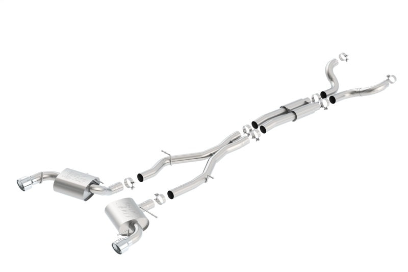 Borla 2016-2017 Chevrolet Camaro SS 6.2L ATAK Cat-Back Single Split Rear Exit Exhaust with Single Tips - photo 2
