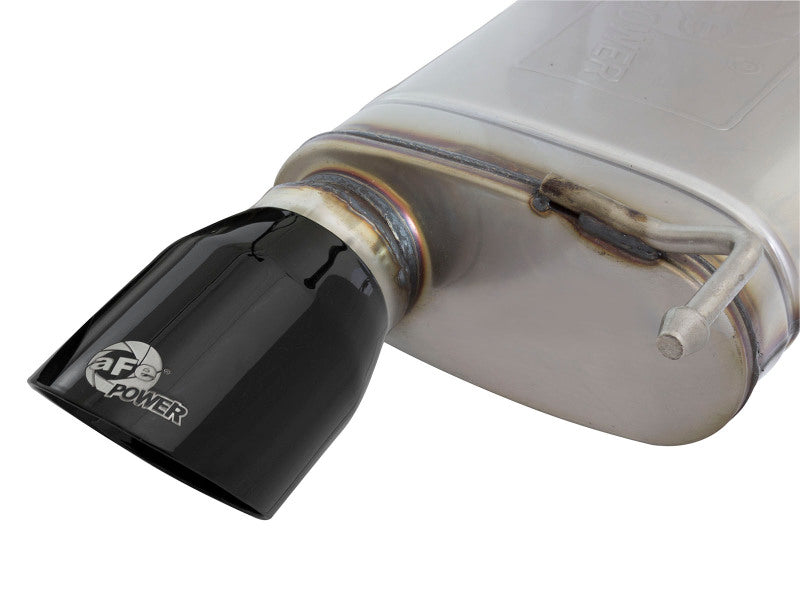 aFe MACH Force-Xp Exhausts Cat-Back 304 Stainless Steel Exhaust with Black Tips 2015-2016 Ford Mustang EcoBoost 2.3L - photo 5