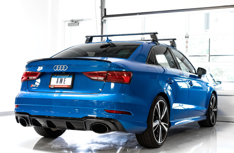 AWE Tuning 2017-2019 Audi RS3 8V SwitchPath Exhaust with Diamond Black RS-Style Tips - photo 6