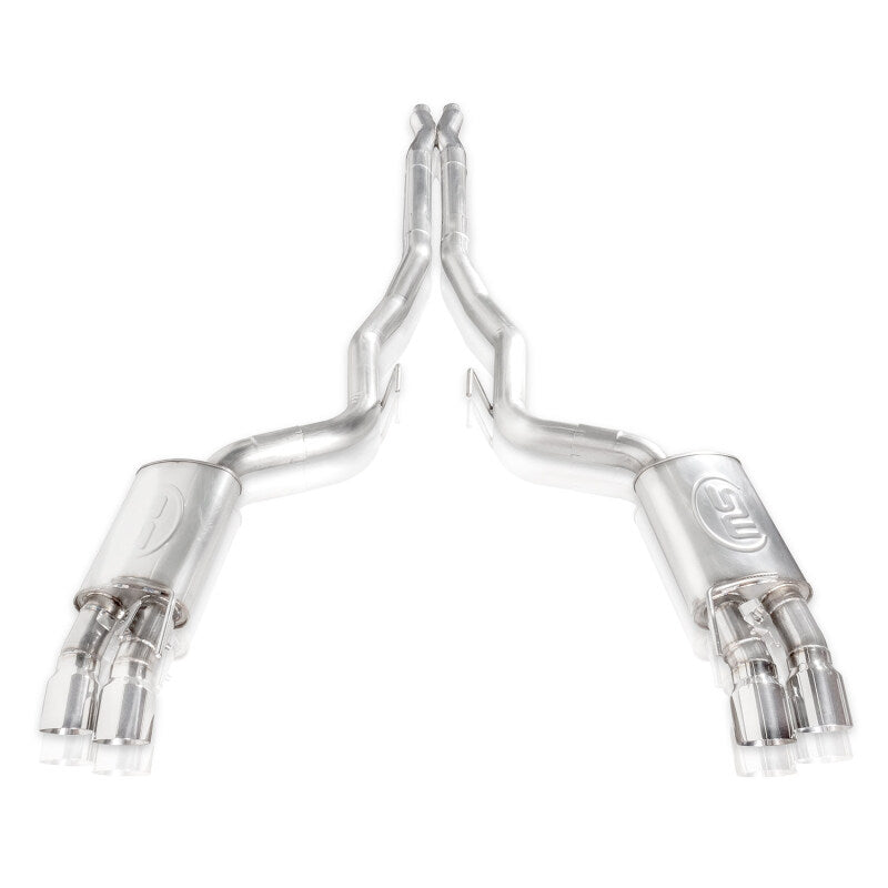 Stainless Works 2018+ Ford Mustang GT Redline Cat-Back Performance Connect X-Pipe with Active Valves - photo 3