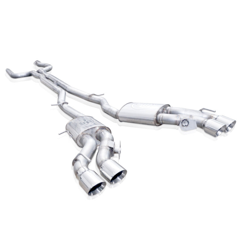 Stainless Works 2016-2018 Cadillac CTS-V Sedan Cat-Back System Resonated X-Pipe Dual-Mode Mufflers