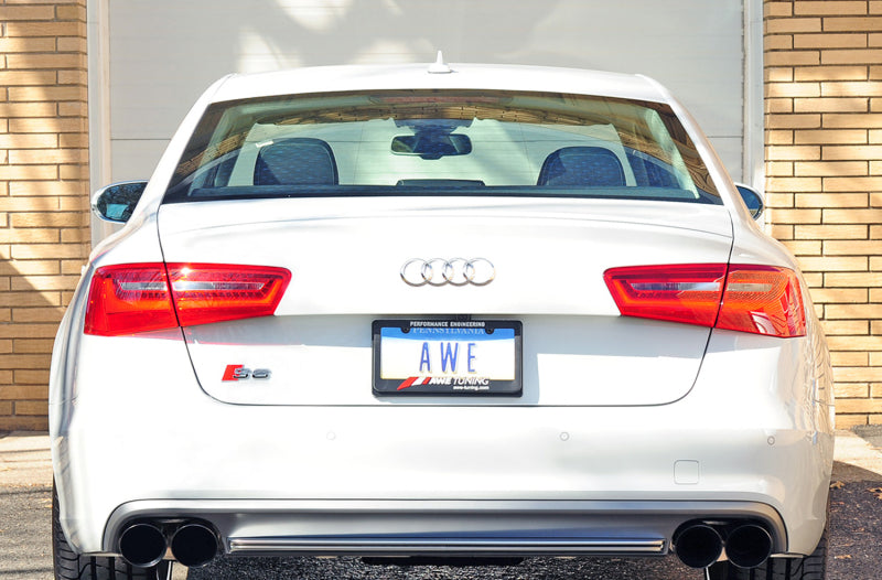AWE Tuning Audi C7 / C7.5 S6 4.0T Touring Edition Exhaust - Diamond Black Tips - photo 3