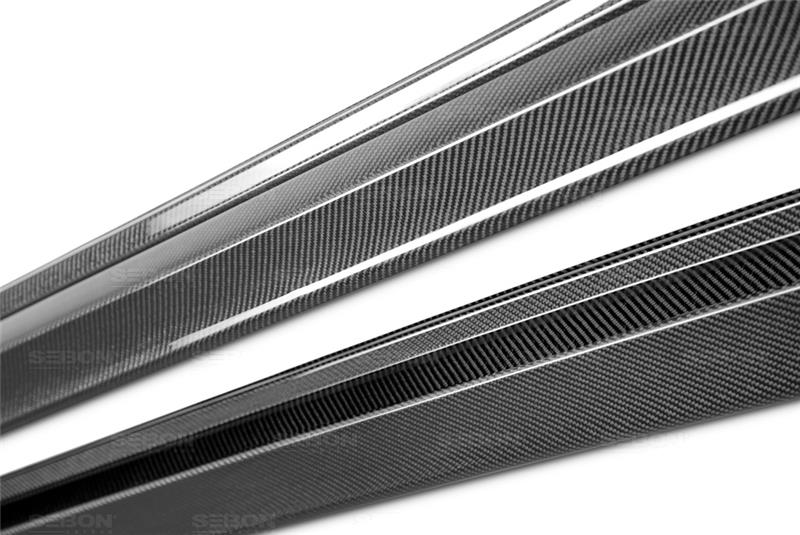 Seibon 2008-2010 Subaru STI Carbon Fiber Side Skirts - photo 2