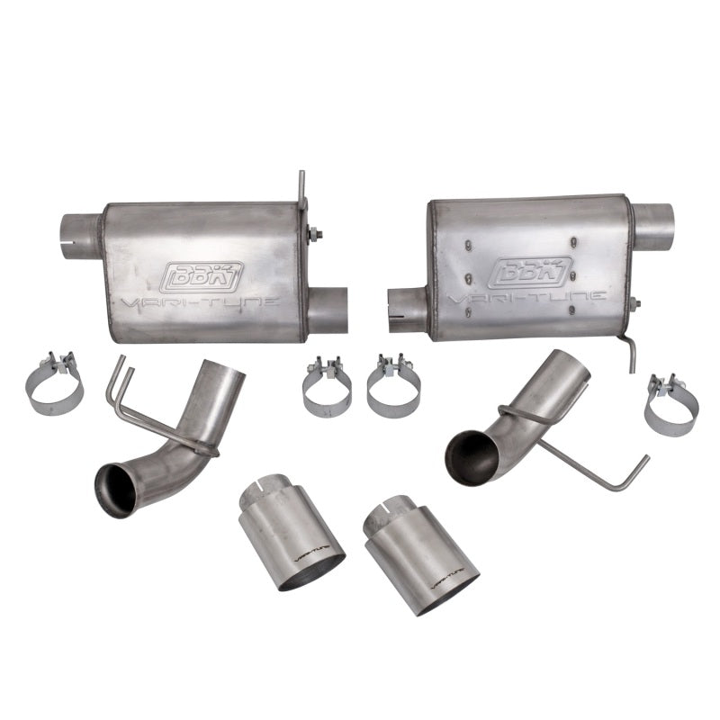 BBK 2011-2014 Mustang GT VariTune Axle-Back Exhaust Kit (Stainless Steel)