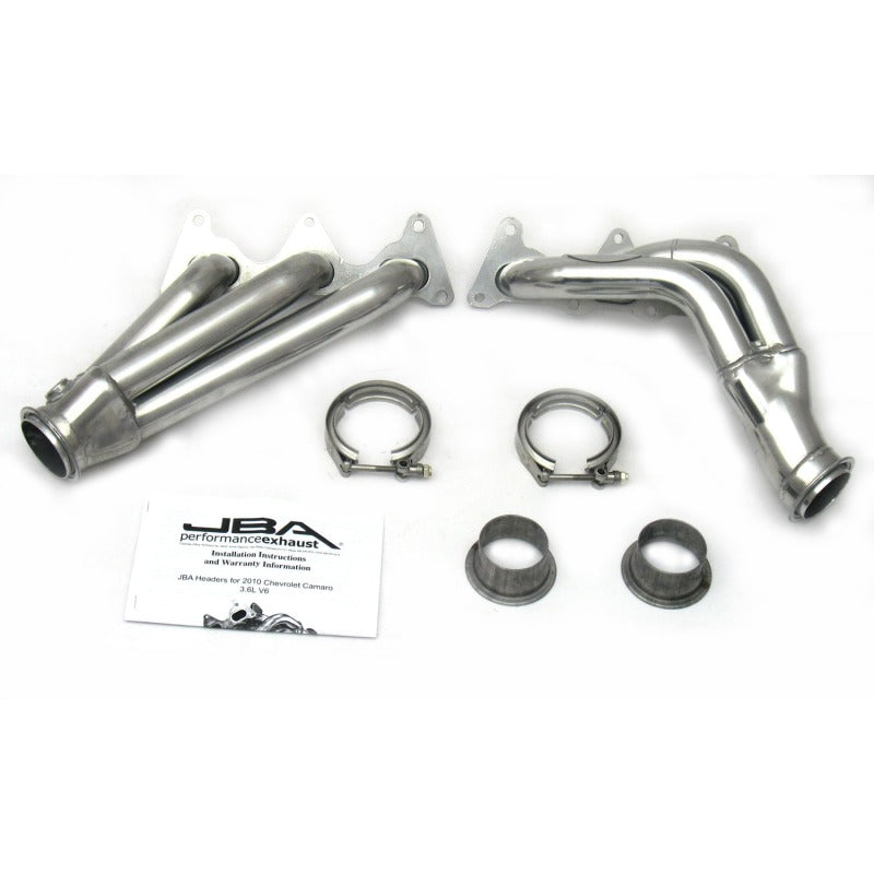 JBA 2010-2011 Camaro 3.6L V6 1-5/8in Primary Silver Ctd Cat4Ward Header - photo 2