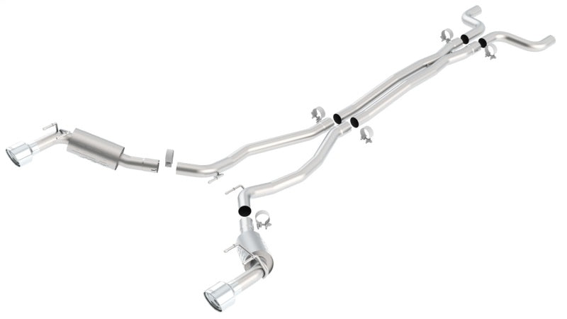 Borla 2010-2013 Chevrolet Camaro SS 6.2L 8cyl Aggressive Cat-Back Exhaust - photo 2