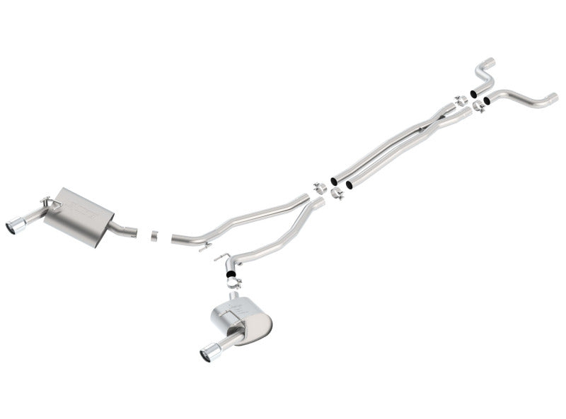 Borla 2014-2015 Camaro 3.6L V6 Single Split Rear Exit Touring Cat-Back Exhaust
