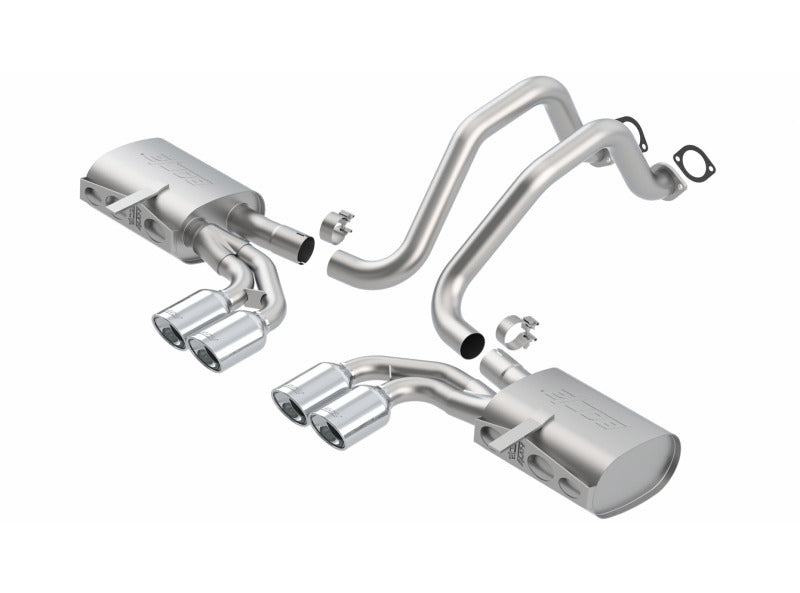 Borla 1997-2004 Chevrolet Corvette 5.7L 8cyl Touring SS Cat-Back Exhaust
