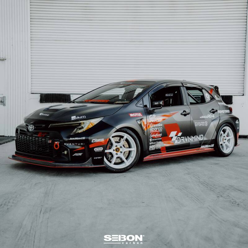 Seibon 2023+ Toyota GR Corolla MB-Style Carbon Fiber Front Lip - photo 6