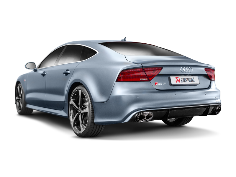 Akrapovic 2014-2017 Audi RS7 Sportback (C7) Evolution Line Cat-Back (Titanium) with Carbon Tips - photo 4