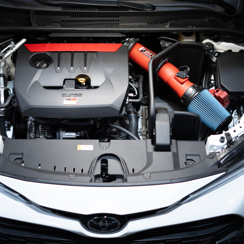 Injen 2023-2025 Toyota GR Corolla L3-1.6L Turbo Wrinkle Red Short Ram Cold Air Intake (injSP2082WR) - photo 3