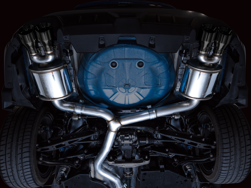 AWE Tuning 2022+ VB Subaru WRX Touring Edition Exhaust - Diamond Black Tips - photo 2