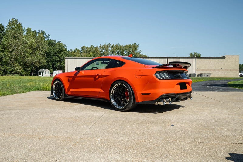 CORSA Performance 2020-2022 Ford Mustang GT500 3.0in Dual Rear Exit Cat-Back with Twin 5.0in Polished. Straight Cut Pro Tip - photo 3