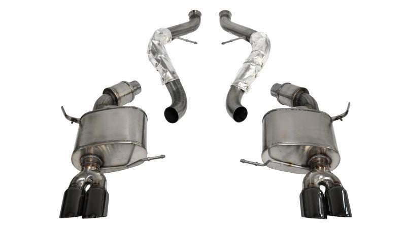 CORSA Performance 2008-2012 BMW M3 E90 Black Sport Cat-Back Exhaust