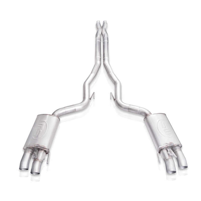 Stainless Works 2015+ Ford Shelby GT350 Redline Factory Connect X-Pipe Cat-Back Exhaust with Valves