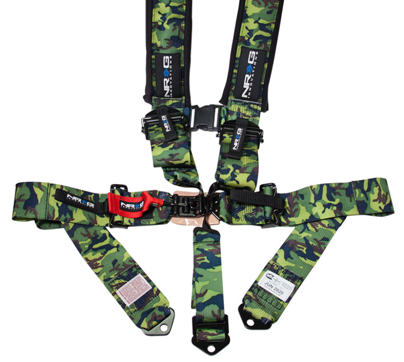 NRG SFI 16.1 5-Point 3in. Seat Belt Harness/ Latch Link - Camo (SBH-5PCCAMO-620)