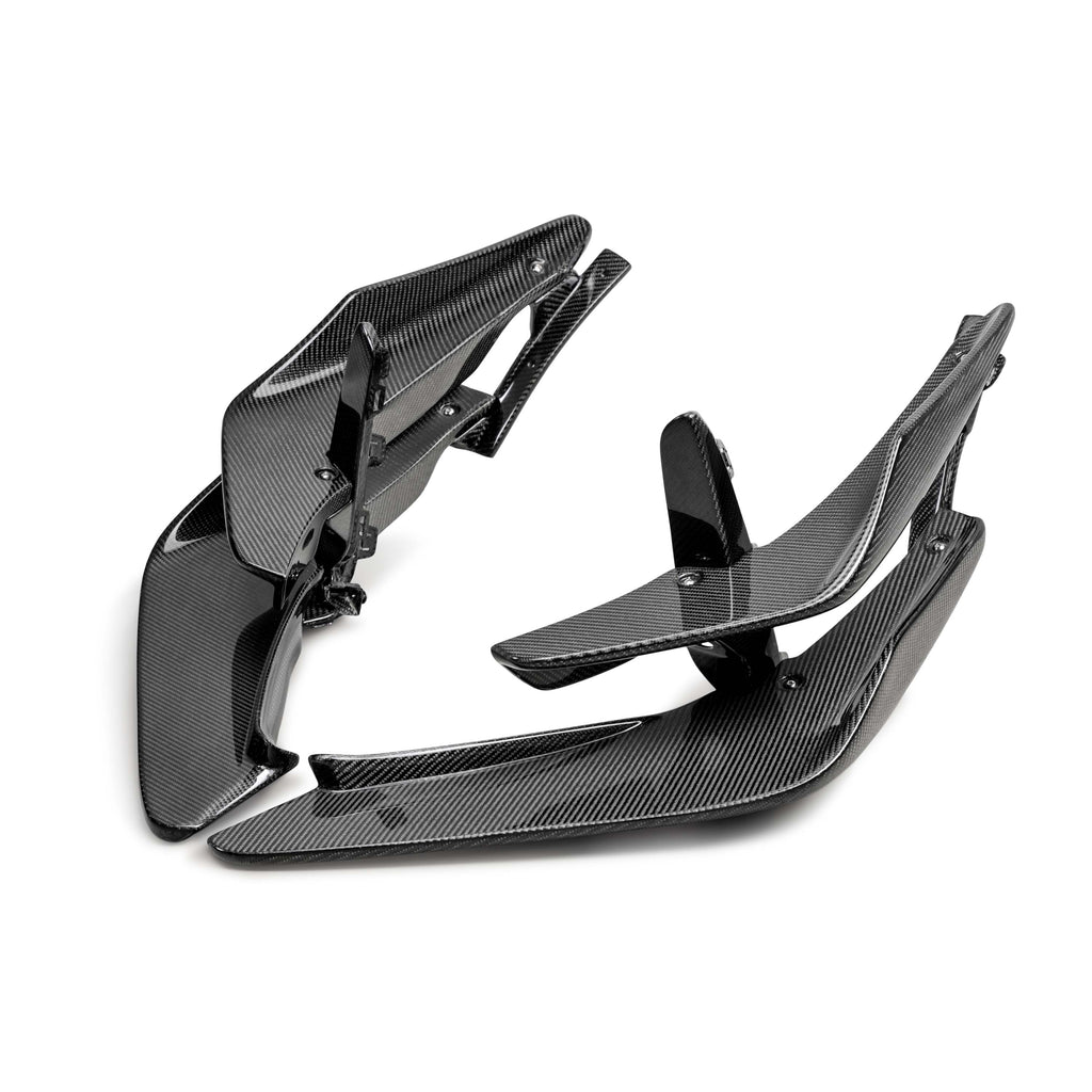 Seibon 2023-2024 Honda Civic Type R Carbon Front Bumper Canards - photo 2