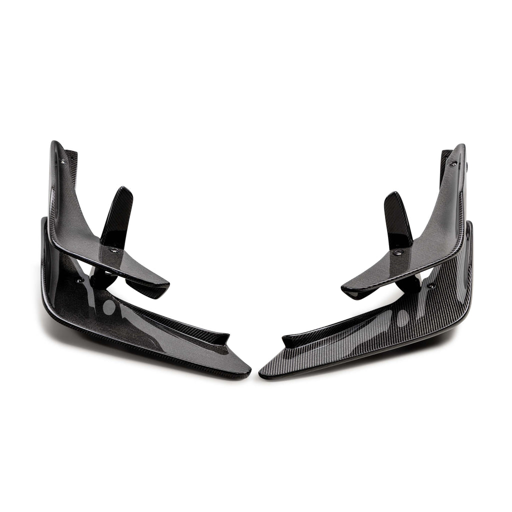 Seibon 2023-2024 Honda Civic Type R Carbon Front Bumper Canards - photo 3
