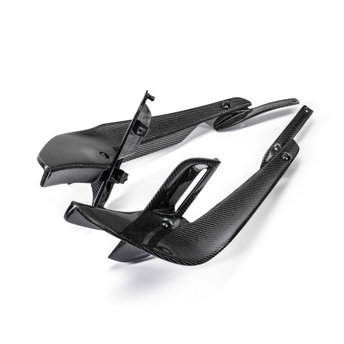 Seibon 2023-2024 Toyota GR Corolla Carbon Fiber Front Bumper Canards - photo 2