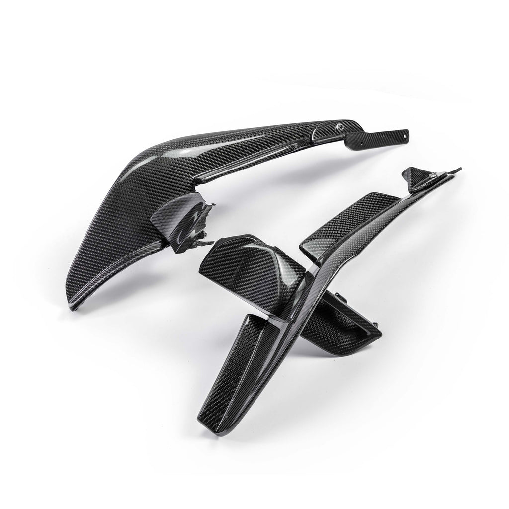 Seibon 2023-2024 Toyota GR Corolla Carbon Fiber Front Bumper Canards - photo 5