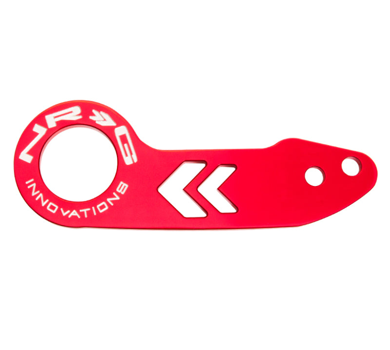 NRG Universal Rear Tow Hook - Anodized Red (TOW-110RD)
