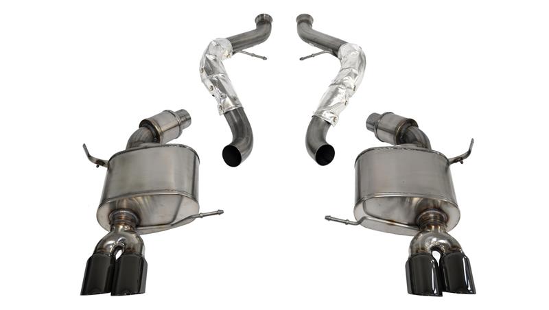 CORSA Performance 2008-2012 BMW M3 E90 Black Sport Cat-Back Exhaust - photo 3