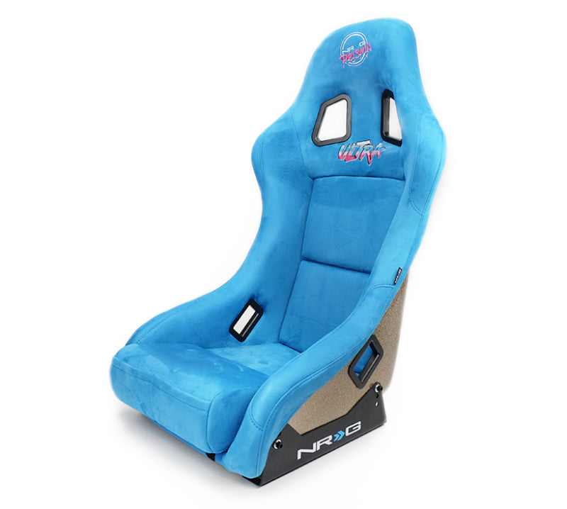 NRG FRP Bucket Seat ULTRA Edition - Medium (Blue Alcantara/Pearlized Back) (FRP-303BL-ULTRA) - photo 8