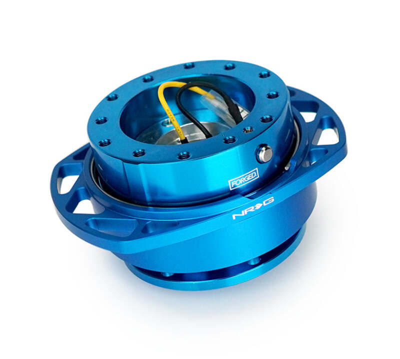 NRG Quick Release Kit Gen 257 - Blue Body / Blue Cutout Ring (SRK-257BL-BL)
