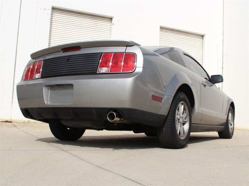aFe Axle-Back Exhaust 2.5in 409 Stainless Steel with Polished Tip 2005-2009 Ford Mustang V6 4.0L