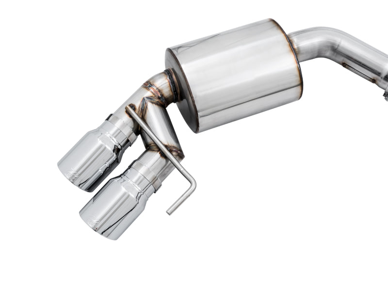 AWE Tuning 2018+ Ford Mustang GT (S550) Cat-Back Exhaust - Touring Edition (Quad Chrome Silver Tips) - photo 5