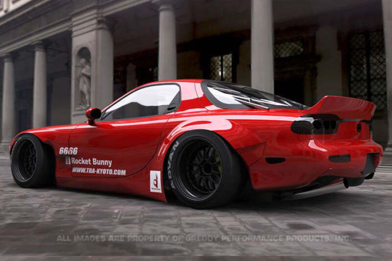 GReddy 1993-1995 Mazda RX-7 X Rocket Bunny FD3S V2 Front Over-Fenders (No Bumper Extensions) - photo 4