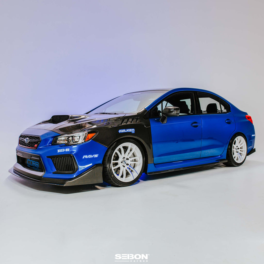 Seibon 2015-2021 Subaru WRX STI W-Style Carbon Fiber Fender Flares - photo 6