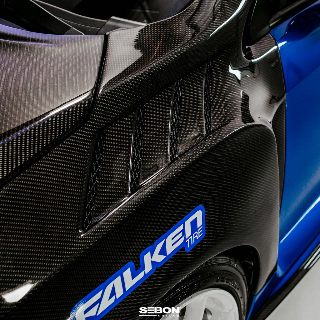 Seibon 2015-2021 Subaru WRX STI W-Style Carbon Fiber Fender Flares - photo 8