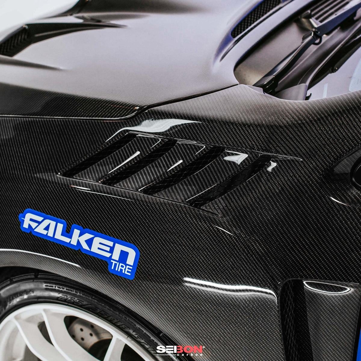 Seibon 2015-2021 Subaru WRX STI W-Style Carbon Fiber Fender Flares - photo 9