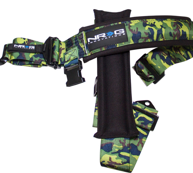 NRG SFI 16.1 5-Point 3in. Seat Belt Harness/ Latch Link - Camo (SBH-5PCCAMO-620) - photo 2