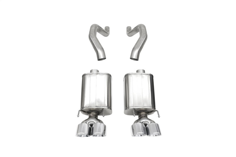 CORSA Performance 2006-2013 Chevrolet Corvette C6 Z06 7.0L / 2009-2013 ZR1 6.2L Polished Axle-Back Exhaust with 4.5in Twin Tips - photo 5