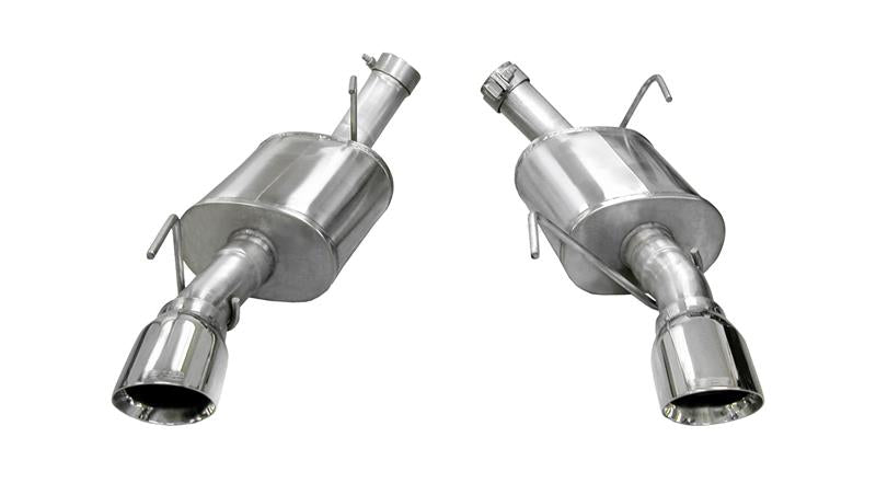CORSA Performance 2005-2010 Ford Mustang Shelby GT500 5.4L V8 Polished Xtreme Axle-Back Exhaust - photo 4