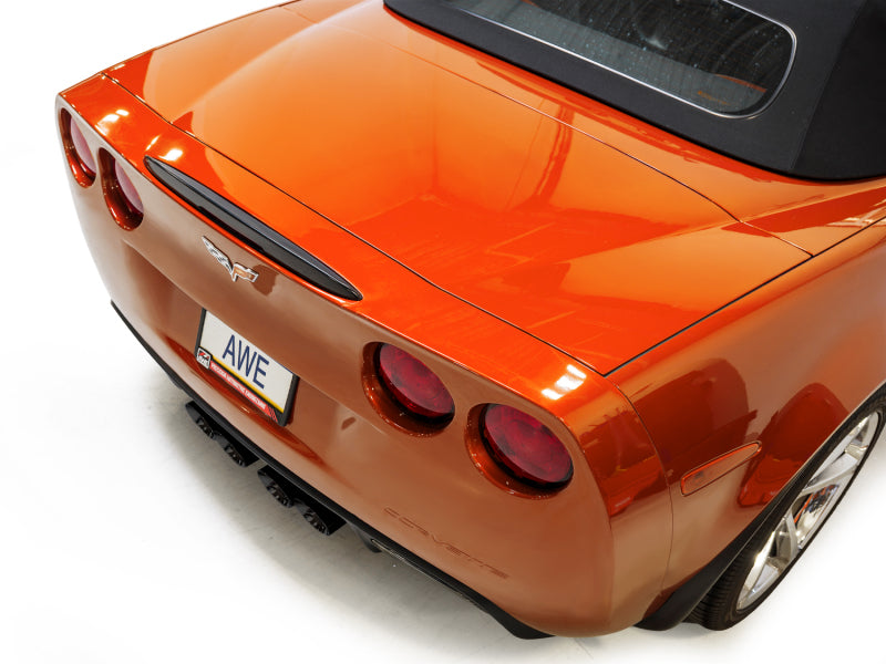 AWE Tuning 2005-2007 C6 Chevrolet Corvette 6.0L Touring Edition Axle-Back Exhaust with Diamond Black Tips - photo 5