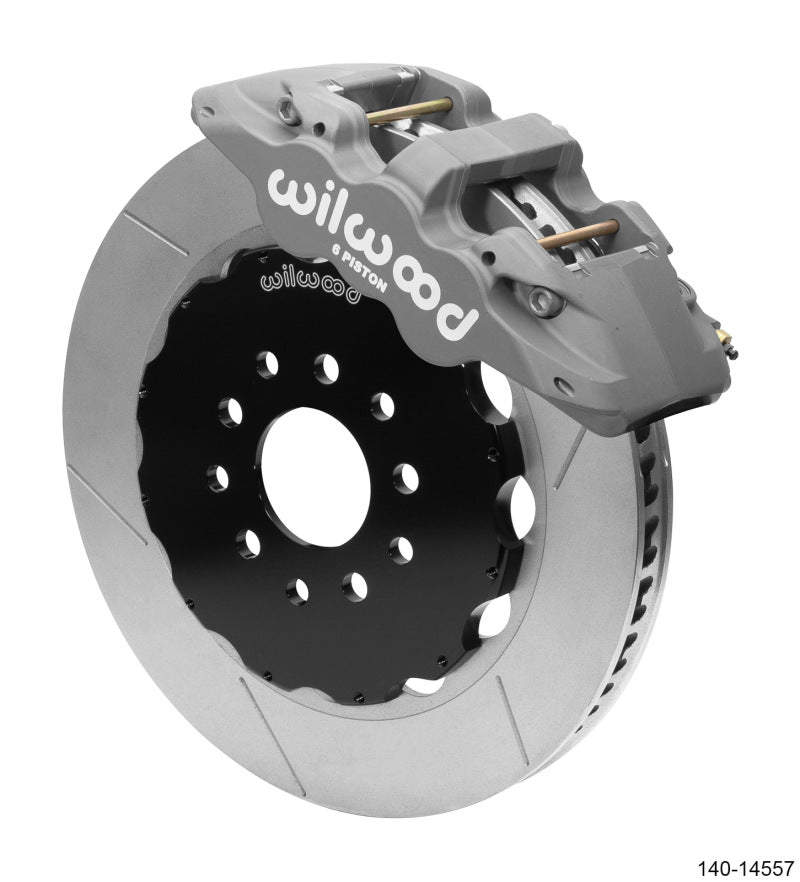 Wilwood 1997-2013 Chevrolet Corvette C5/C6 Aero6 Front Road Race Brake Kit (14in)