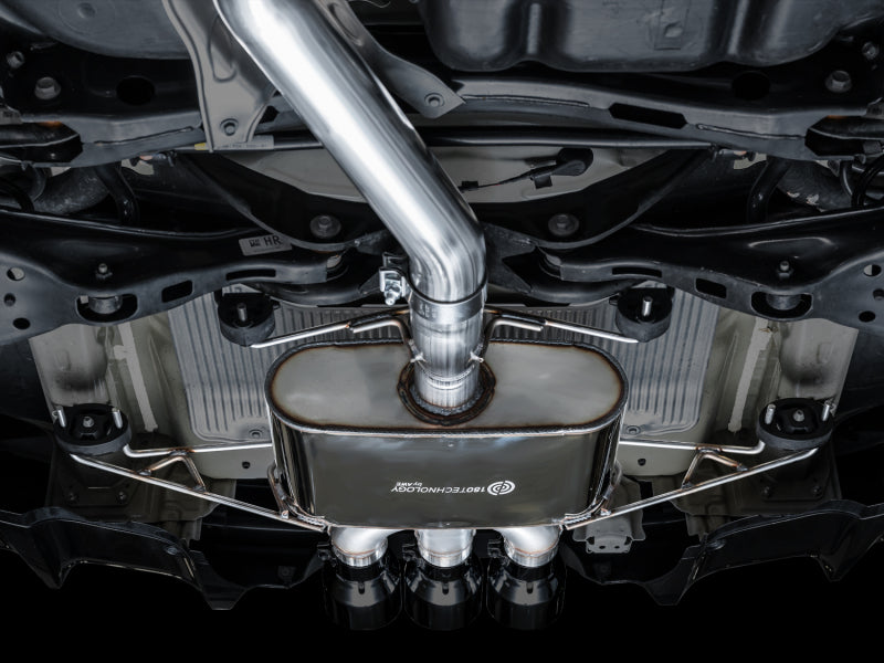 AWE Tuning 2024 Acura Integra Type S DE5 FWD Touring Edition Exhaust with Triple Diamond Black Tips - photo 3