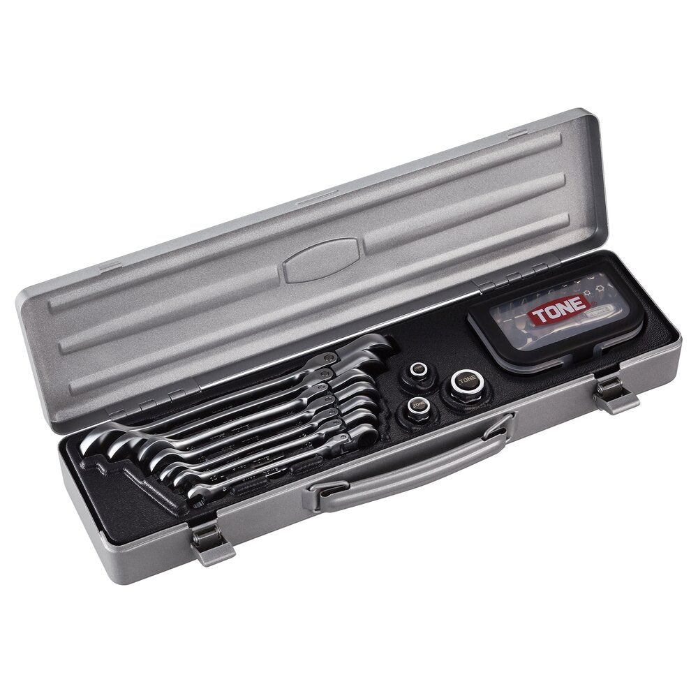 TONE Ratchet Ring Wrench Set RMFQ700BR