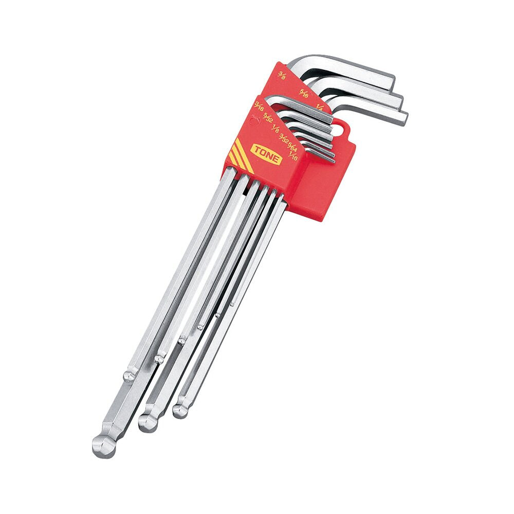TONE Long Ball Point Hex Key Wrench Set BLB900