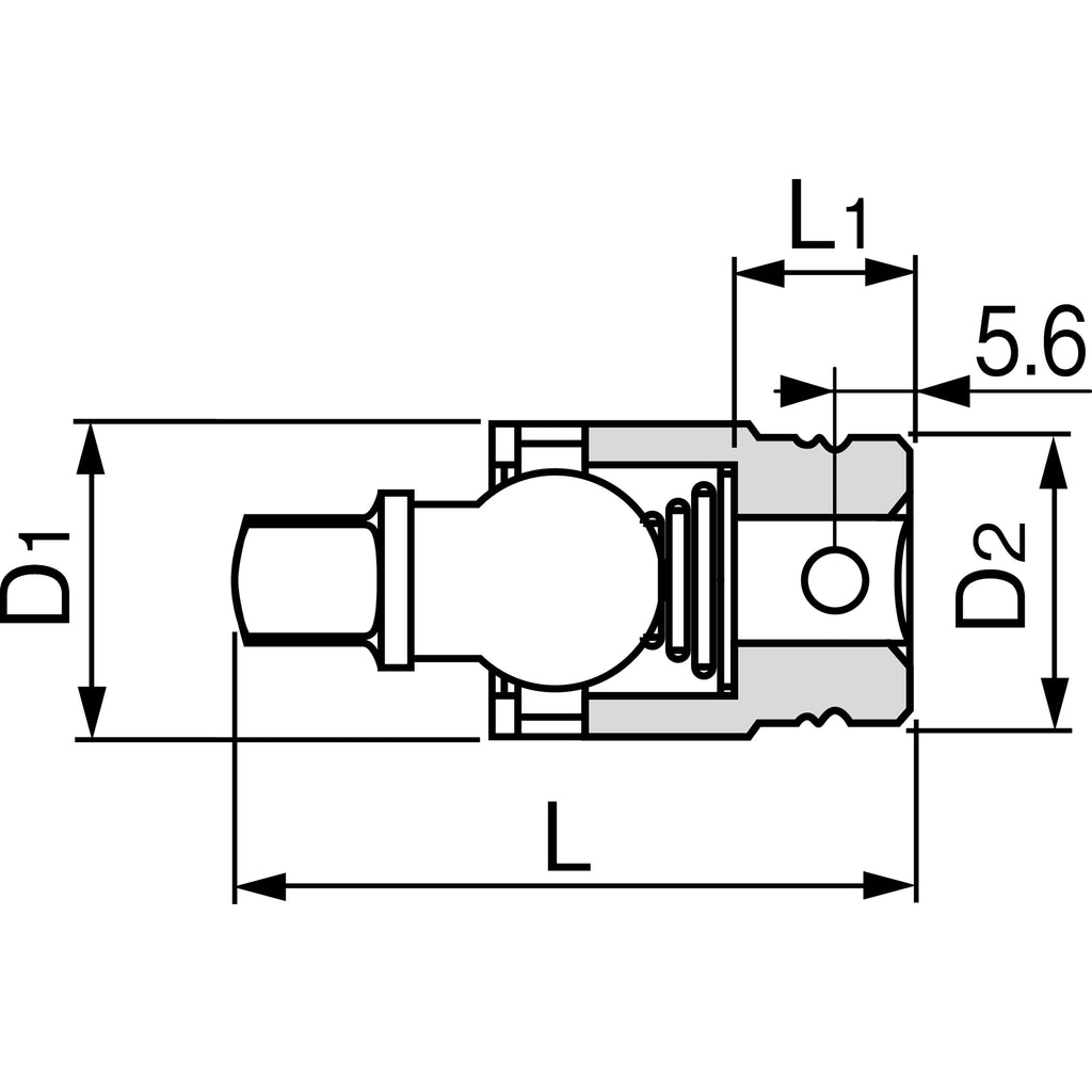 TONE 3/8" Drive Impact Ball Joint NJ30S