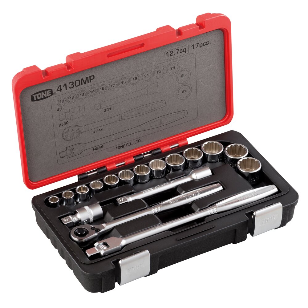 TONE Socket Wrench Set 4130MP