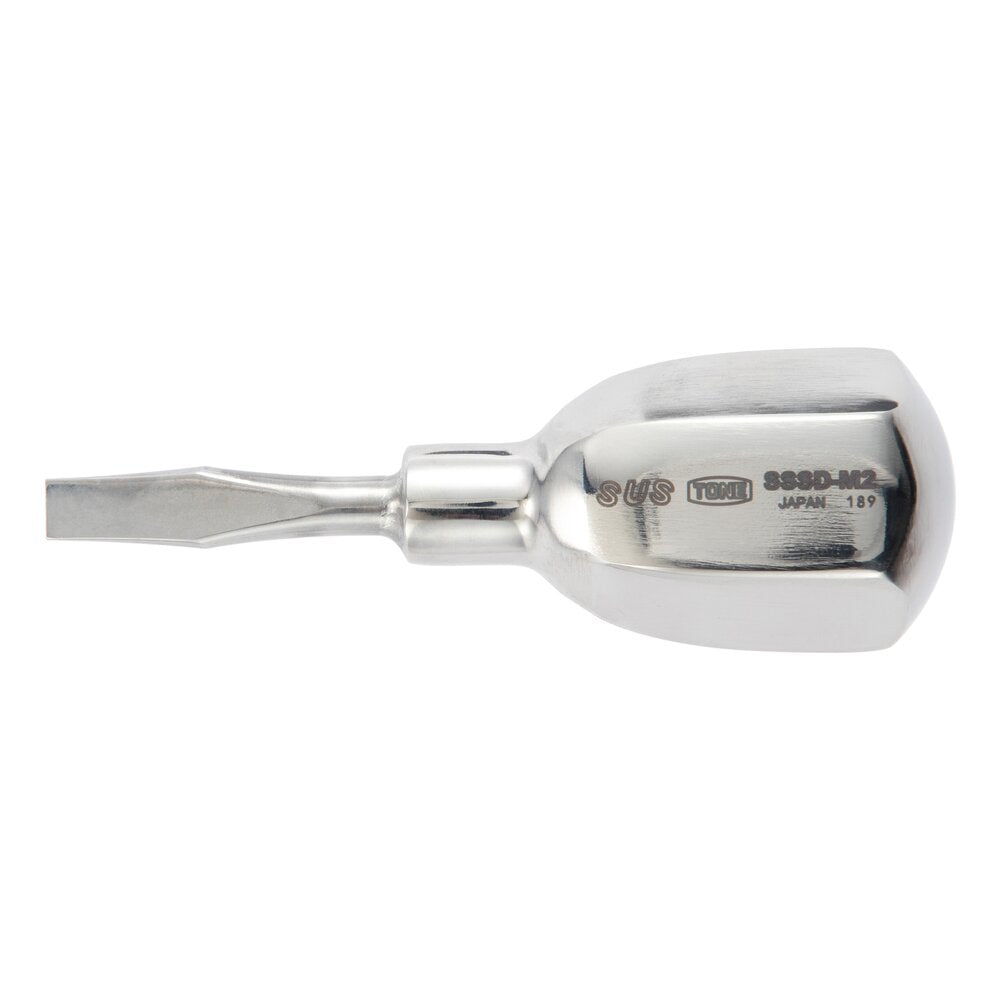 TONE Stainless Steel Stubby Screwdriver SSSD-M2