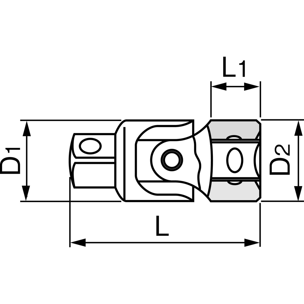 TONE 1/2" Drive Universal Joint UJ40